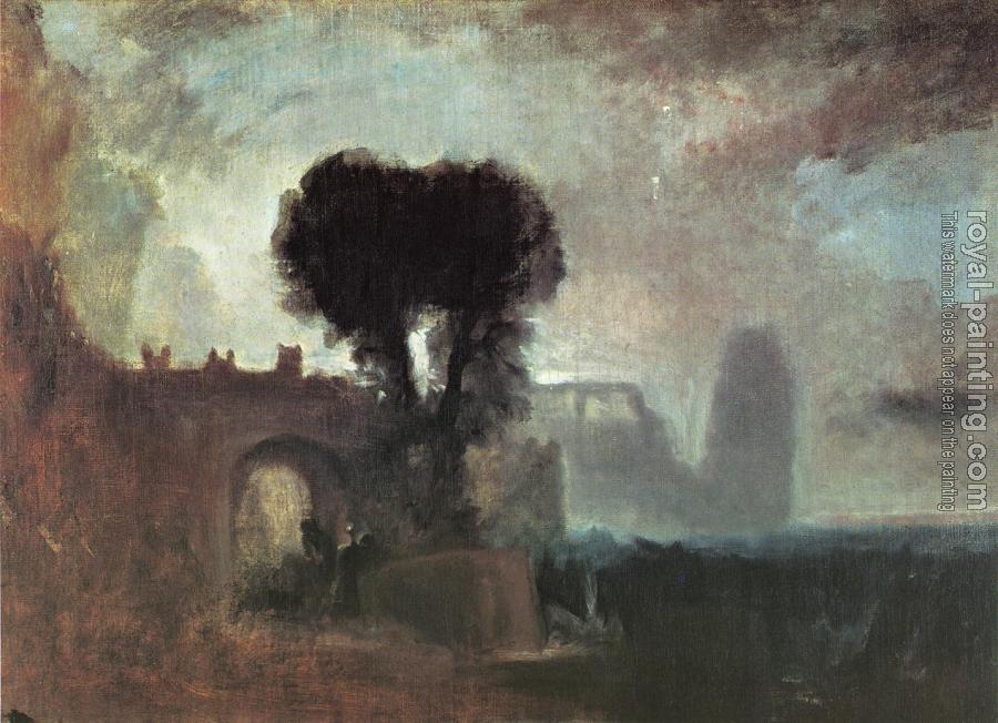 Joseph Mallord William Turner : Archway with Trees by the Sea